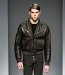 Blouson cuir marron Calvin Klein Homme hiver 2010 2011