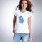 Collection La Redoute par Lou Doillon été 2011 tee shirt blanc hibou bleu 