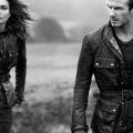 David Beckham et Andreea Diaconu, ensemble pour Belstaff