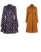 Le trench imprimé et caramel de Topshop