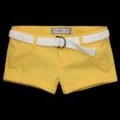 Short Tara jaune Abercrombie & Fitch