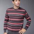 Pull rayures roses grises noires collection automne hiver 2010 2011 Navigare homme