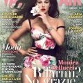 Monica Bellucci en couverture de « Vanity Fair » italien