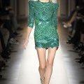 Robe verte Balmain hiver 2009