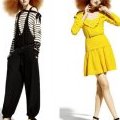 Combinaison et robe jaune Sonia Rykiel H&M Printemps 2010