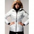 Doudoune Puma à capuche gris argenté Collection automne hiver 2011/2012