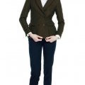 Veste croisée et pantalon en laine Sandro collection femme automne hiver 2010 2011