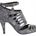 Escarpin gris Python Patrizia Pepe