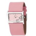 Montre Maty avec bracelet cuir rose Collection automne hiver 2011/2012