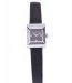 Montre Gucci serti de diamants avec bracelet satin noir Collection G Frame 2011