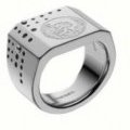 Bague pour homme en acier signée Diesel