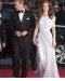 La longue robe blanche de Kate Middleton aux Baftas 2012