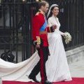 Le prince William et Kate Middleton lors de leur mariage princier au Buckingham palace