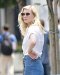 Kirsten Dunst ravissante en jupe denim