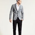 Ensemble veste, pantalon, chemise trois tons IKSS Homme 2011 collection printemps-été