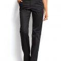 Pantalon chinois bleu de nuit coupe jambe droite Mango Collection automne hiver 2011/2012