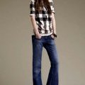 Pantalon flare en jean