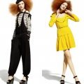 Combinaison et robe jaune Sonia Rykiel H&M Printemps 2010
