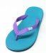 Tongs mauve-turquoise collection printemps-été Hippobloo 2011