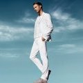 Ensemble veste pantalon T-shirt blanc tous en coton biologique Conscious Collection Homme Printemps-Eté 2011 H&M