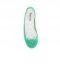 Les ballerines BB vert amazone de Repetto