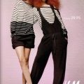 Pull rayé et Mini Short Sonia Rykiel pour H&M printemps été 2010