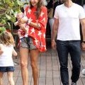 Alessandra Ambrosio, lors d'une sortie en famille à Malibu