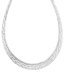 Collier maille argent avec effet diamant Maty Collection 2011