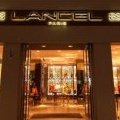 La devanture de la boutique Lancel à Shanghaï