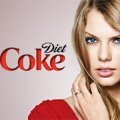 Taylor Swfit, égérie Diet Coke, l'affiche de la campagne