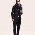 Costume cintré noir boots noires vernies homme collection automne hiver 2010 2011 H&M