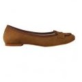 Chaussure ballerine mocassin marron en nubuck modèle Néo André été 2011