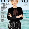 Kate Moss, très glamour en couverture d'Harper's Bazaar