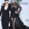 Lady Gaga en Thierry Mugler lors du CFDA Awards