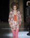 Ensemble veste jupe à carreaux oranges mauves avec collants roseshiver 2010 2011 Vivienne Westwood