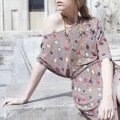 RICHIE, tunique marron à pois multicolore RICHIE, tunique marron à pois multicolore (135€)