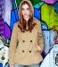 Veste paletot beige H&M Collection Automne hiver 2012 