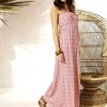 Robe longue femme Liberty rose collection printemps été 2011 Kiabi