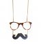 Le sautoir lunettes-moustache de Justine Clenquet