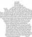 La carte de France du cabas France Gall