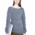 Pull oversized Mohair bleu-gris collection Automne-Hiver 2012-2013 marque Acne