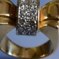 Bague 1940 or diamant Bottazzi et Blondel