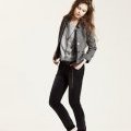 Veste et pull gris ICODE collection femme automne-hiver 2010-2011