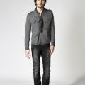 Veste courte grise et jean noir délavé IKKS collection automne hiver 2010-2011