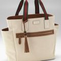 Le Mamma bag de Guggi beige et marron au bénéfice de l'Unicef en 2011