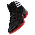 Modèle noir et rouge AdiZero chaussure Adidas 2011 pour les joueurs de basket