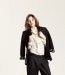 Pantalon noir et chemise beige ICODE collection femme automne-hiver 2010-2011