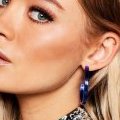 Boucles d’oreilles créoles en plexiglas chez Boohoo