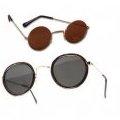 Lunette solaire ronde style John Lennon