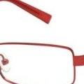 Lunettes rectangulaires rouges Afflelou Collection Automne hiver 2011/2012